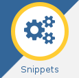 Snippets button